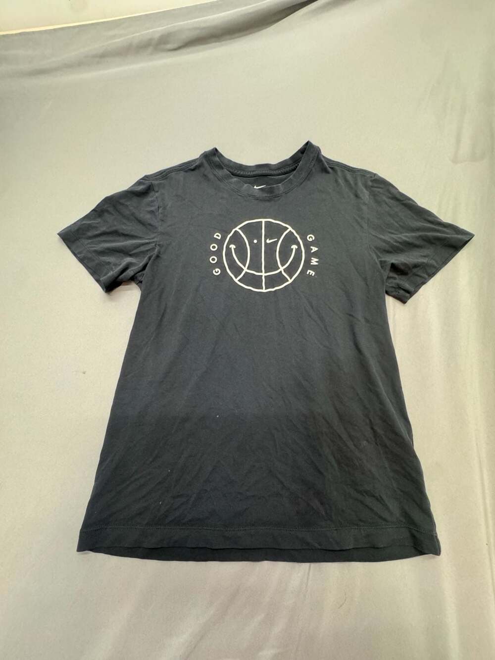 Nike Good Game Basketball T-Shirt Size S Black Dri-Fit Graphic Tee